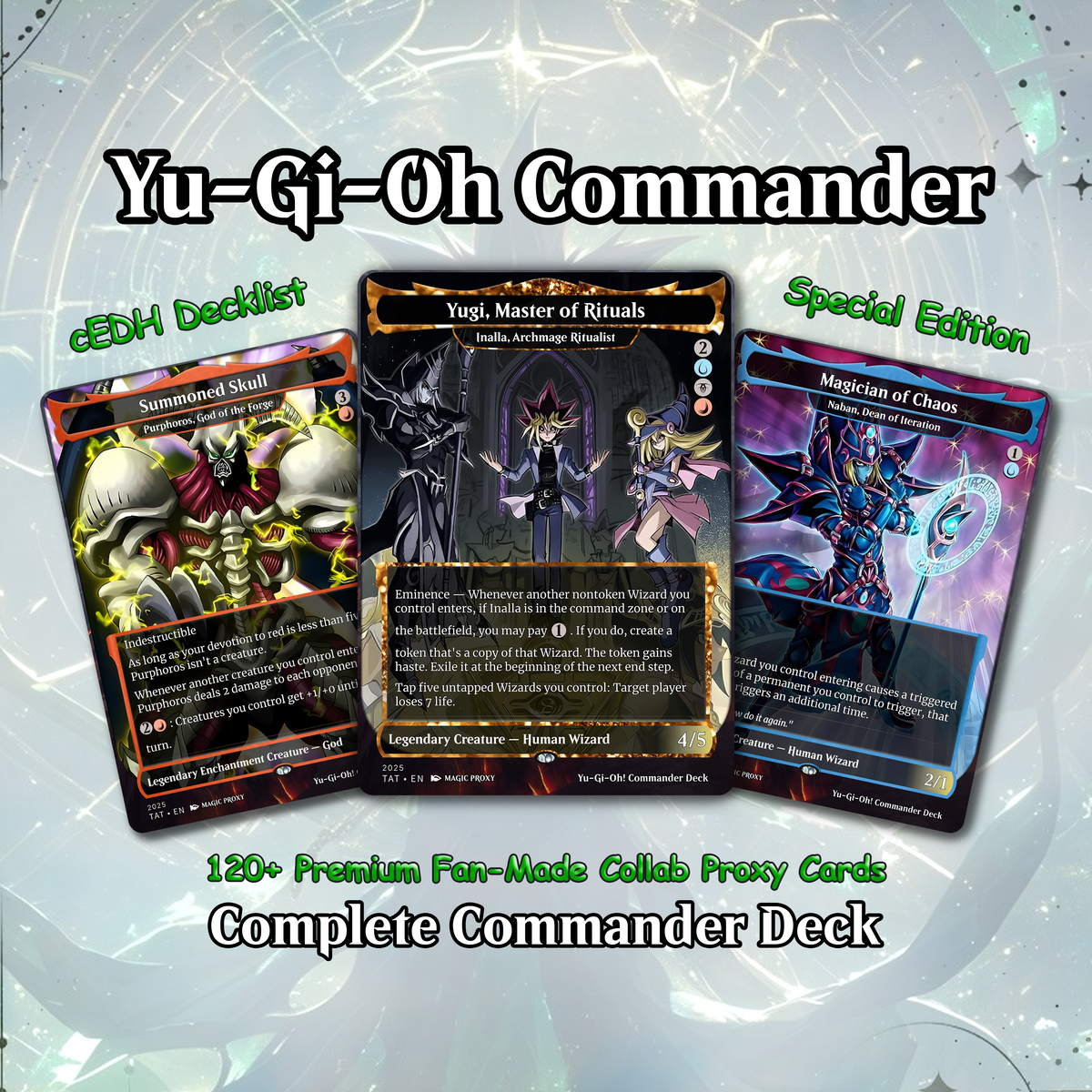 Yu-Gi-Oh! Dark Magician Proxy Commander Deck | VoidForge Proxy