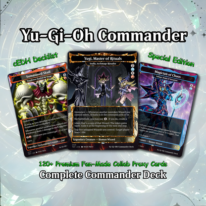 Yu-Gi-Oh! Dark Magician Proxy Commander Deck | VoidForge Proxy