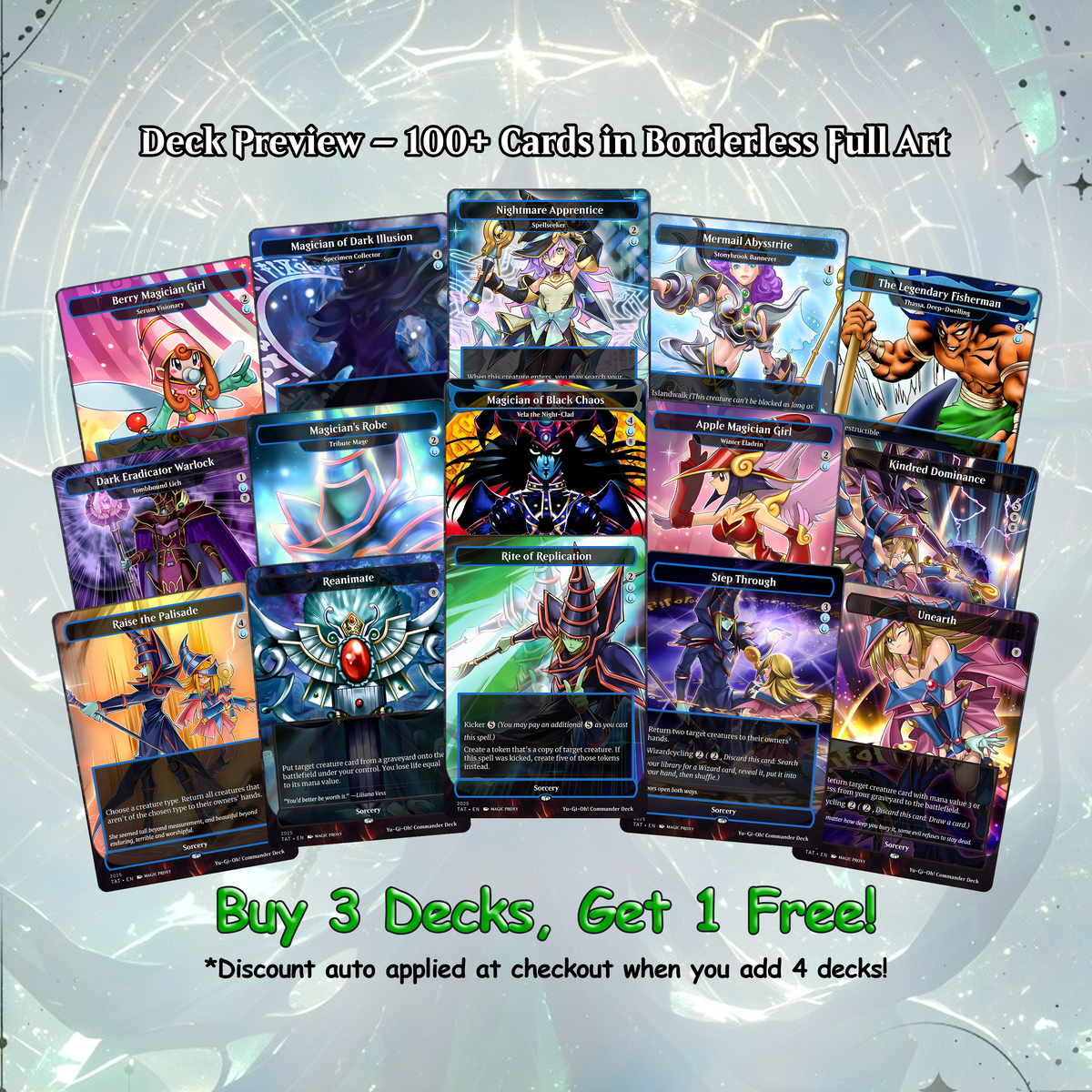 Yu-Gi-Oh! Dark Magician Proxy Commander Deck | VoidForge Proxy