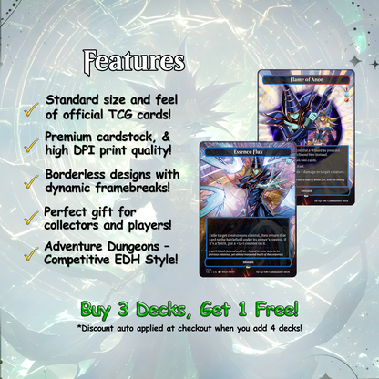 Yu-Gi-Oh! Dark Magician Proxy Commander Deck | VoidForge Proxy